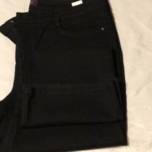 Gloria Vanderbilt size 18 short black jeans